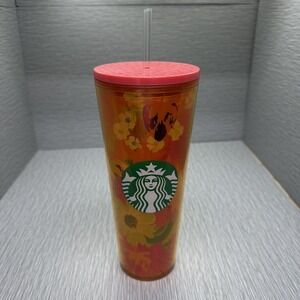 Starbucks Strawberry Fields Floral Cold Cup Tumbler Venti‎ 24oz Summer 2022